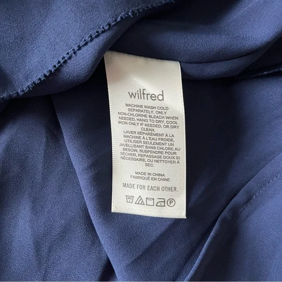 Wilfred Tempest Dress Navy Print - Picture 5 of 16